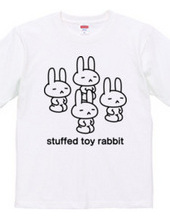 stuffed toy rabbit（正座）