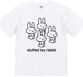 stuffed toy rabbit（正座）