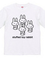 stuffed toy rabbit（正座）