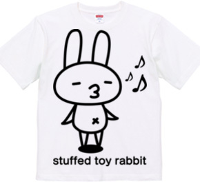 stuffed toy rabbit（ご機嫌気分）