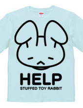 stuffed toy rabbit (HELP) single-sided