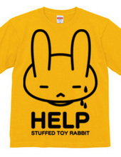 single-sided stuffed toy rabbit  HELP02 