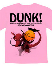 Basket Ball Dragon Dunk with BackPrint