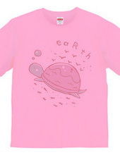 Earth turtle pink