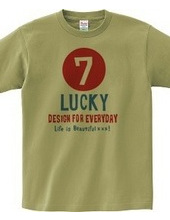 サークル・ナンバリング　7Lucky