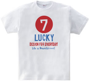 サークル・ナンバリング　7Lucky