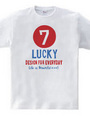 サークル・ナンバリング　7Lucky