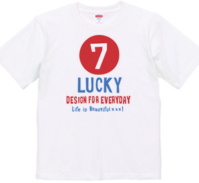 サークル・ナンバリング　7Lucky