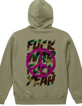 Fuck War Fuck Yeah!! parka