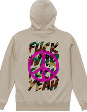 Fuck War Fuck Yeah!! parka