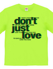 Just don't love