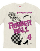 RUBBER BALL PIN-UP GIRL