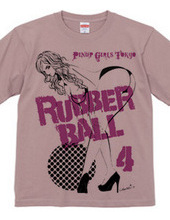 RUBBER BALL PIN-UP GIRL