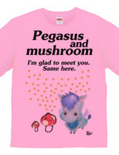 Pegasus and mushrooms