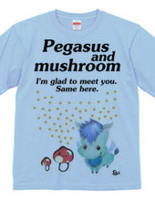 Pegasus and mushrooms