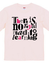 There is no royal road to learning