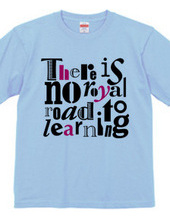 There is no royal road to learning