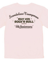 Scandalass Trumpman 10周年記念Ｔシャツ