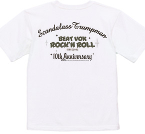 Scandalass Trumpman 10周年記念Ｔシャツ