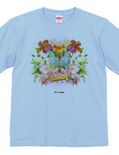 "Bon Voyage" コラージュTシャツ