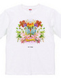 "Bon Voyage" コラージュTシャツ