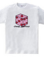 Dice T-shirt Pink