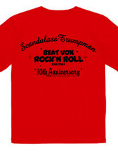 Scandalass Trumpman 10周年記念Ｔシャツ