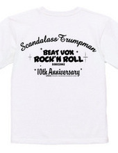 Scandalass Trumpman 10周年記念Ｔシャツ