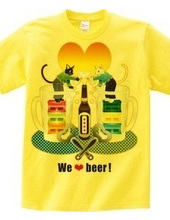 "We love beer!" Colorful
