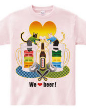 "We love beer!" Colorful