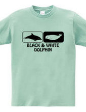 black & white dolphin