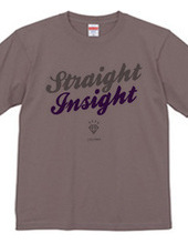 "Straight Insight" Tシャツ