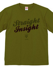 "Straight Insight" Tシャツ