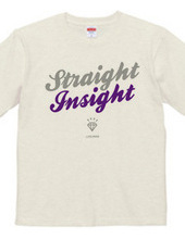 "Straight Insight" Tシャツ