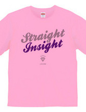 "Straight Insight" Tシャツ