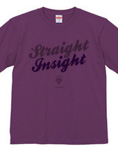 "Straight Insight" Tシャツ