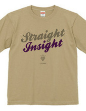 "Straight Insight" Tシャツ