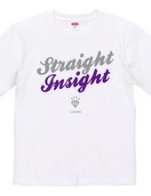 "Straight Insight" Tシャツ