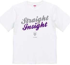 "Straight Insight" Tシャツ