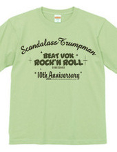 Scandalass Trumpman 10周年記念Ｔシャツ