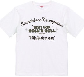 Scandalass Trumpman 10周年記念Ｔシャツ