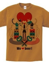 "We love beer!" 5 colors