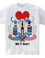 「We love beer!」５色