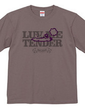 "luv me tender/purple" T-shirt