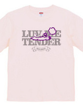 "luv me tender/purple" T-shirt