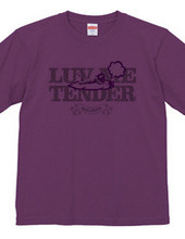 "luv me tender/purple" T-shirt