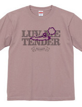 "luv me tender/purple" T-shirt