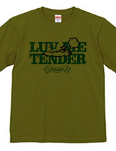 "luv me tender/green" T-shirts