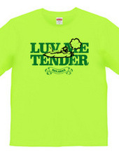 "luv me tender/green" T-shirts