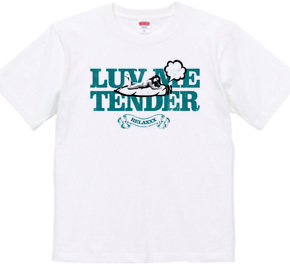 "luv me tender/green" T-shirts